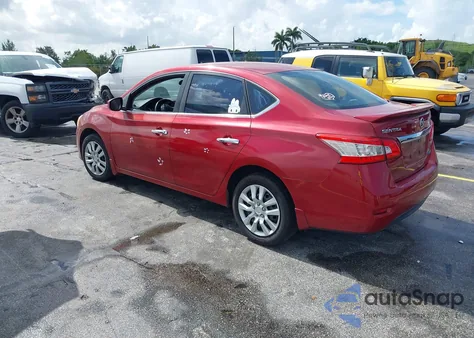2014 Nissan Sentra Sv z USA, uszkodzony, nr VIN 3N1AB7AP2EY318947